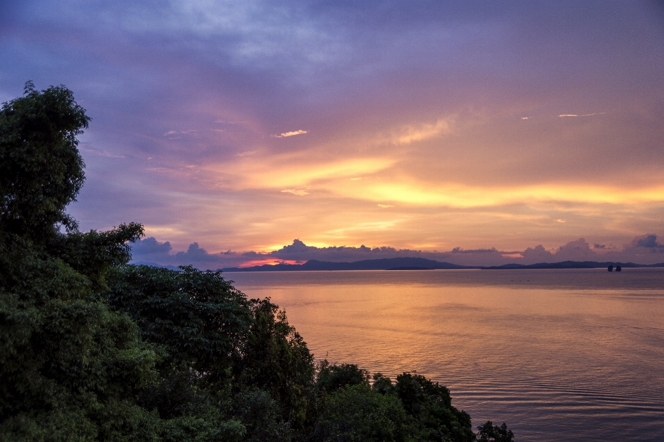 Thailand beach sunset ocean