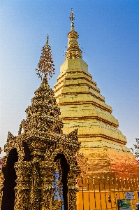 Religious hariphunchai destination tourism Photo