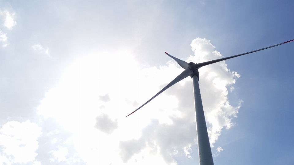 Ciel moulin à vent turbine