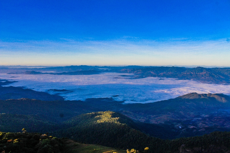 自然 山 山岳地形
 空