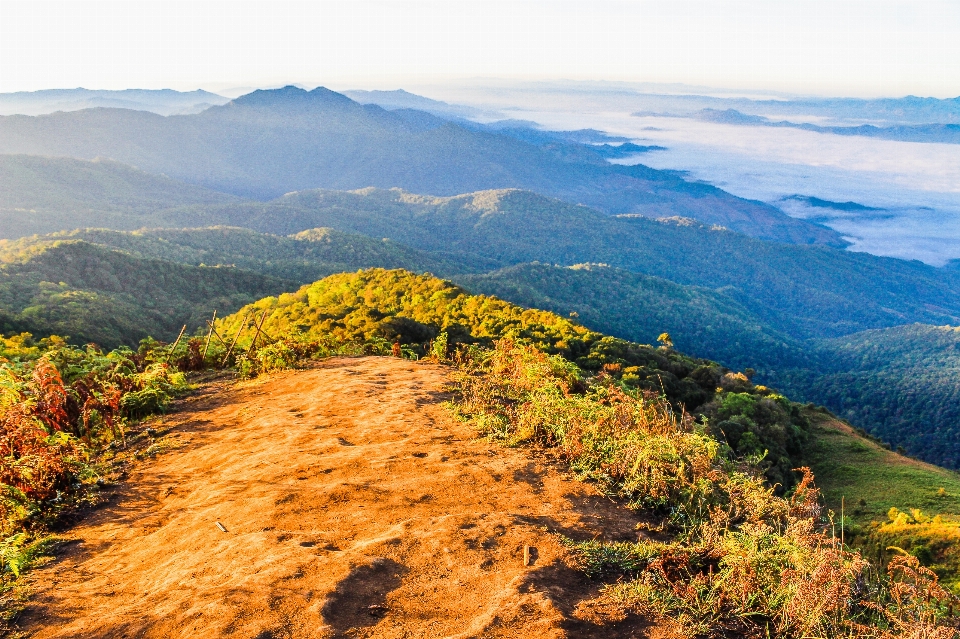 Alam gunung bentang pegunungan
 langit