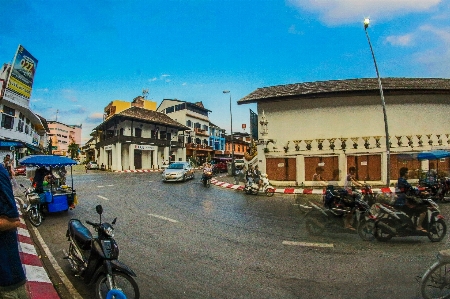 Foto Thailand kuil agama budha budaya