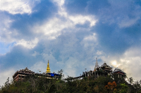 タイ 伝統的 寺 アジア 写真