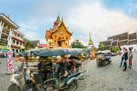 Foto Thailand kuil agama budha budaya