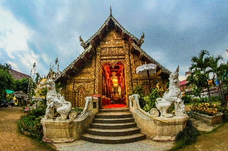 Foto Thailand kuil agama budha budaya