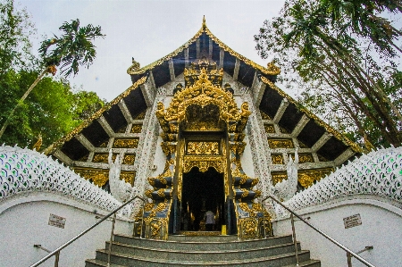 Foto Thailand kuil agama budha budaya