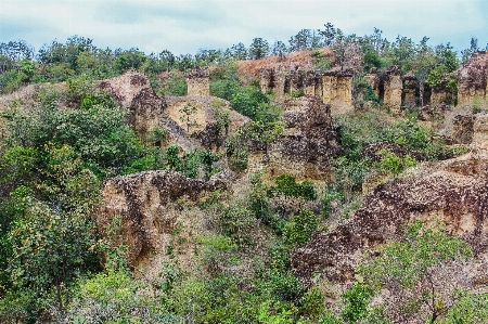 Adventure amazing attraction background Photo