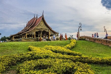 North east thailand map beautiful mountain Photo