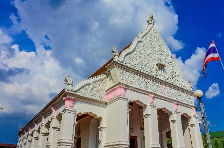 Blue sky religious city ubon ratchathani Photo