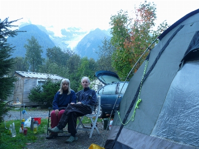 Camping france chamonix wilderness Photo