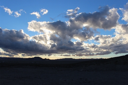 Clouds stormy weather evening Photo