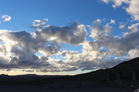 Clouds stormy weather evening Photo