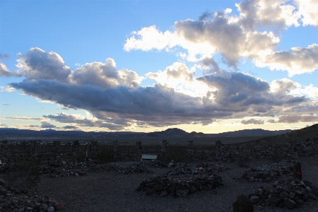 Clouds stormy weather evening Photo