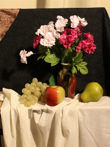 Foto Flores naturaleza muerta
 fotografía de cuadro