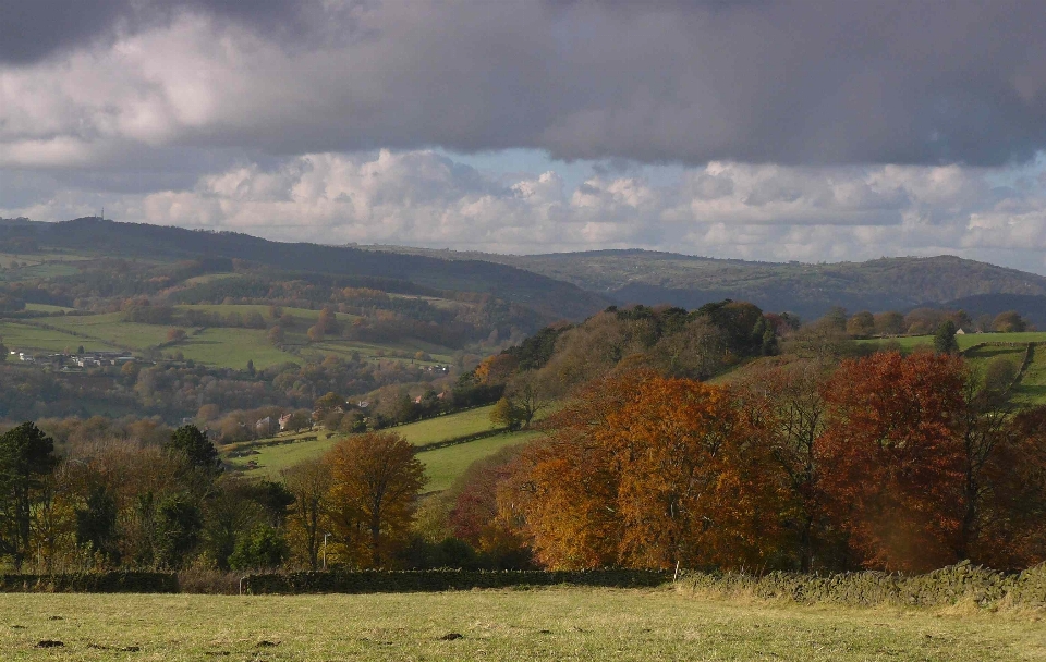 Countryside england highland hill