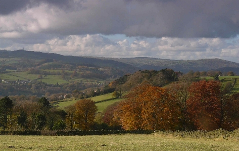 Countryside england highland hill Photo