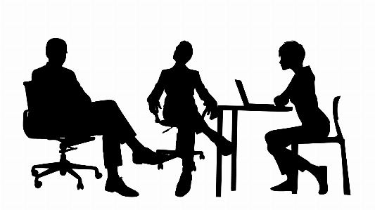 Business meeting silhouette conference Photo