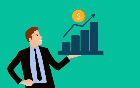 Chart businessman money statistic Photo