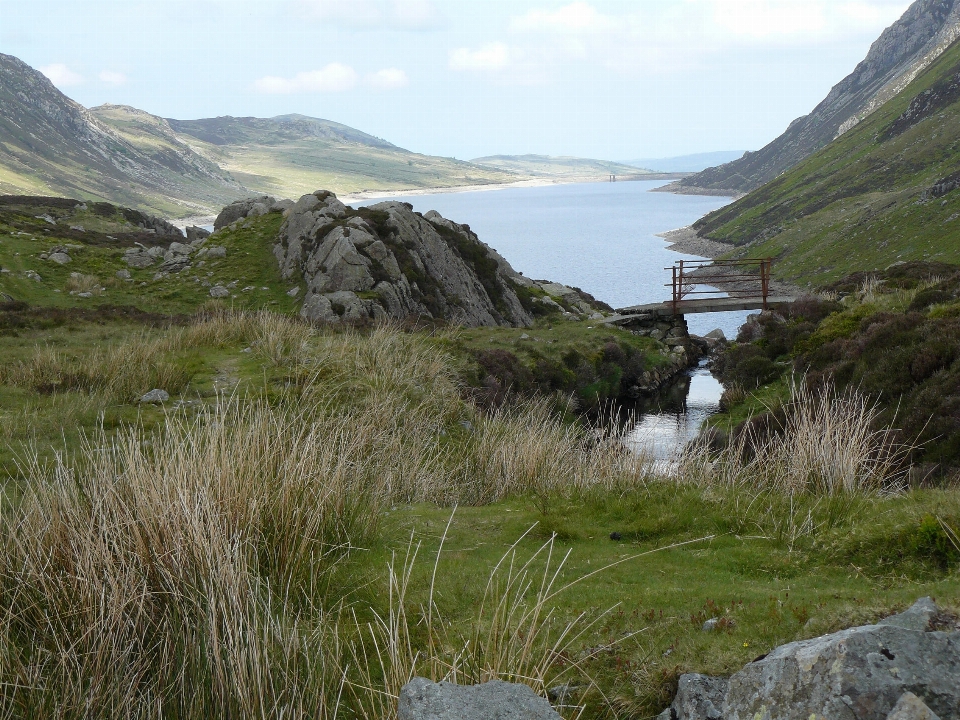 Lake mountain walk highland mountainous landforms