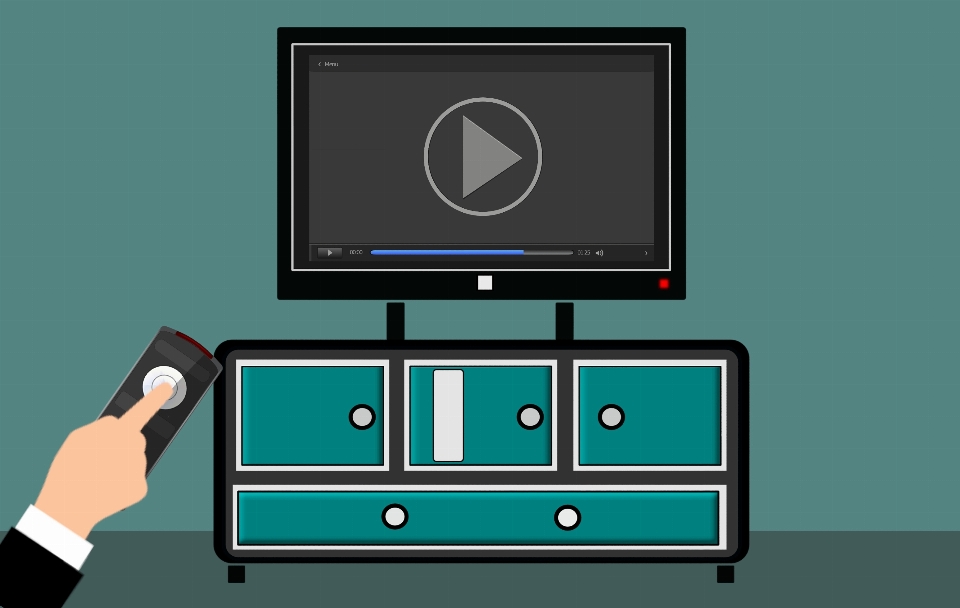 Film video streaming button