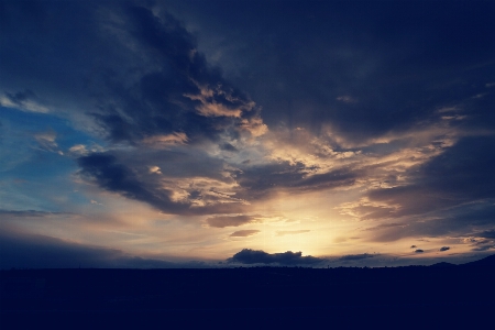 Sky clouds sun cloud Photo