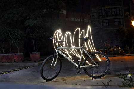 Light cycle bicycle wheel Photo