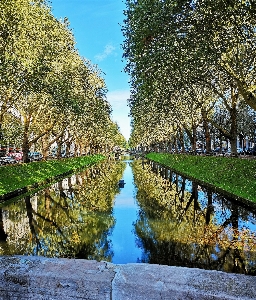 Green body of water waterway canal Photo