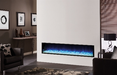 Electric fireplace room hearth Photo