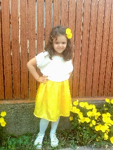 Child yellow clothing spring Photo