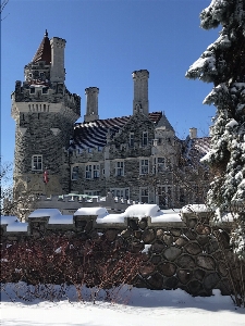 Casaloma toronto snow winter Photo