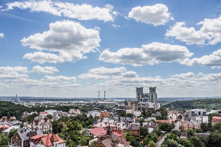 City sky cloud urban area Photo