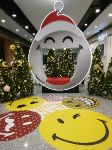 Smiley santa happy decoration Photo