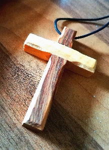 Photo Christianisme croix bois symbole