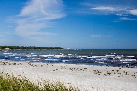 Photo Plage mer des nuages dunes