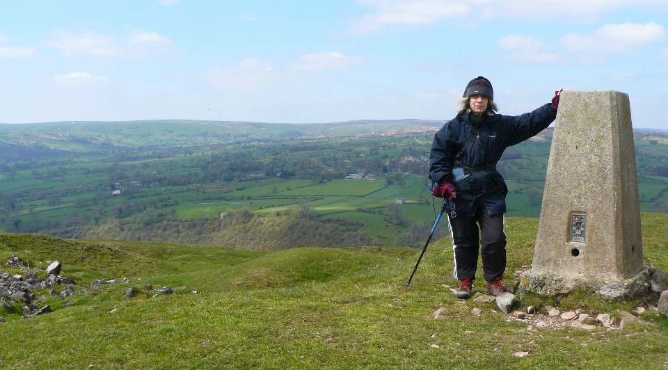 Nature highland hiking equipment mountainous landforms