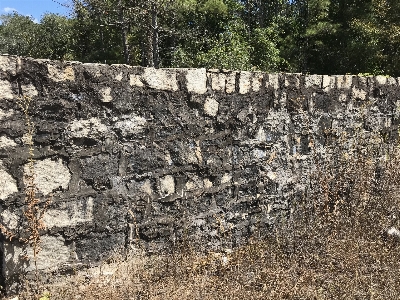 Outdoors landscape wall stone Photo