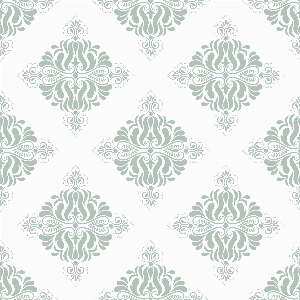 Pattern damask seamless baroque Photo