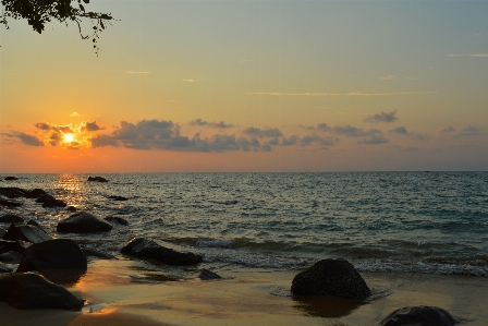 Sunset evening sky nature Photo