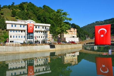 Turkey waterway town architecture Photo