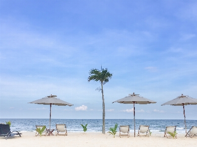 Attractive background beach beautiful Photo