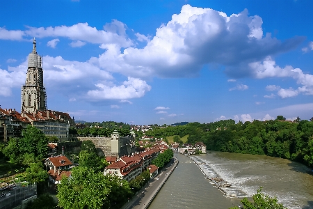 Switzerland bern sky river Photo