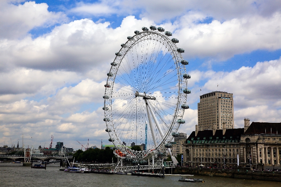 Uk İngiltere london eye dönme dolap
