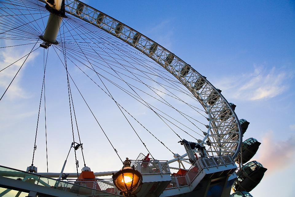 Uk england london eye wheel