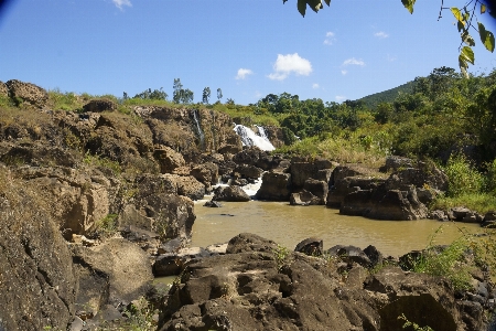 Waterfall nature vegetation natural landscape Photo