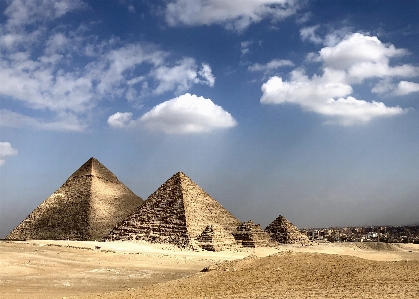 Foto Piramida giza mesir gurun