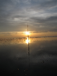 Sonnenaufgang strand himmel horizont Foto