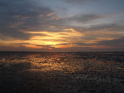 Sunrise beach sky horizon Photo