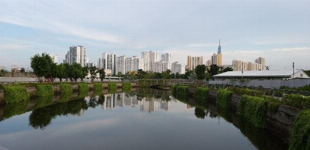 Landscape metropolitan area city skyline Photo