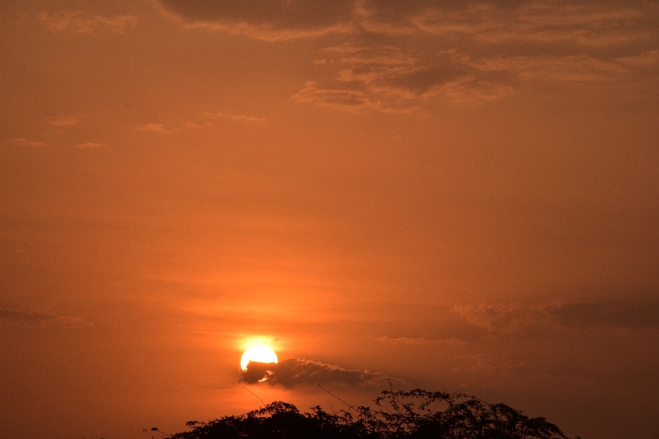 Matin lever du soleil ciel coucher de