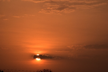 Morning sunrise sky afterglow Photo